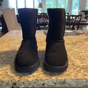 Barely Worn Ugg Classic Short Boot Black Size 10